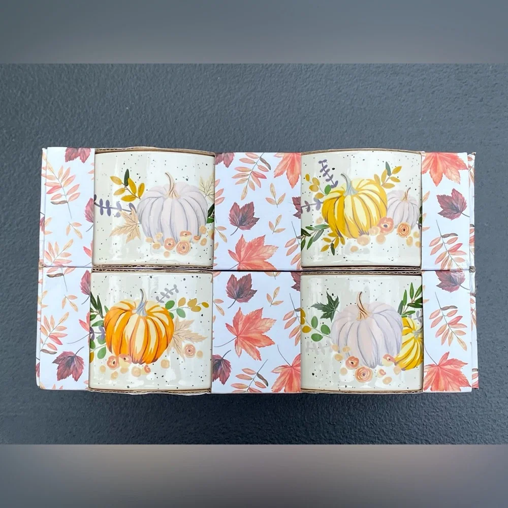 Autumn Pumpkin Themed Ramekin Set